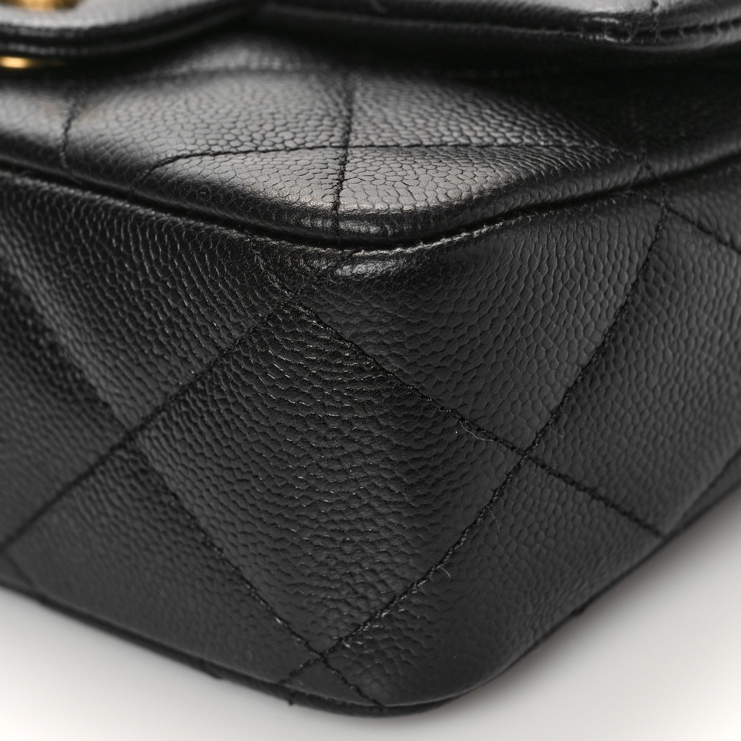 Chanel Caviar Quilted Mini Sweetheart Flap Black 9 of 10