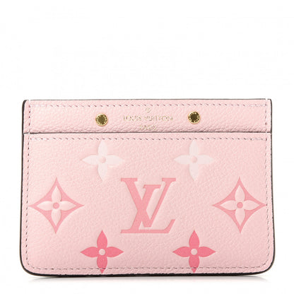 Louis Vuitton Empreinte Monogram Giant By The Pool Card Holder Bouton De Rose 1 of 7