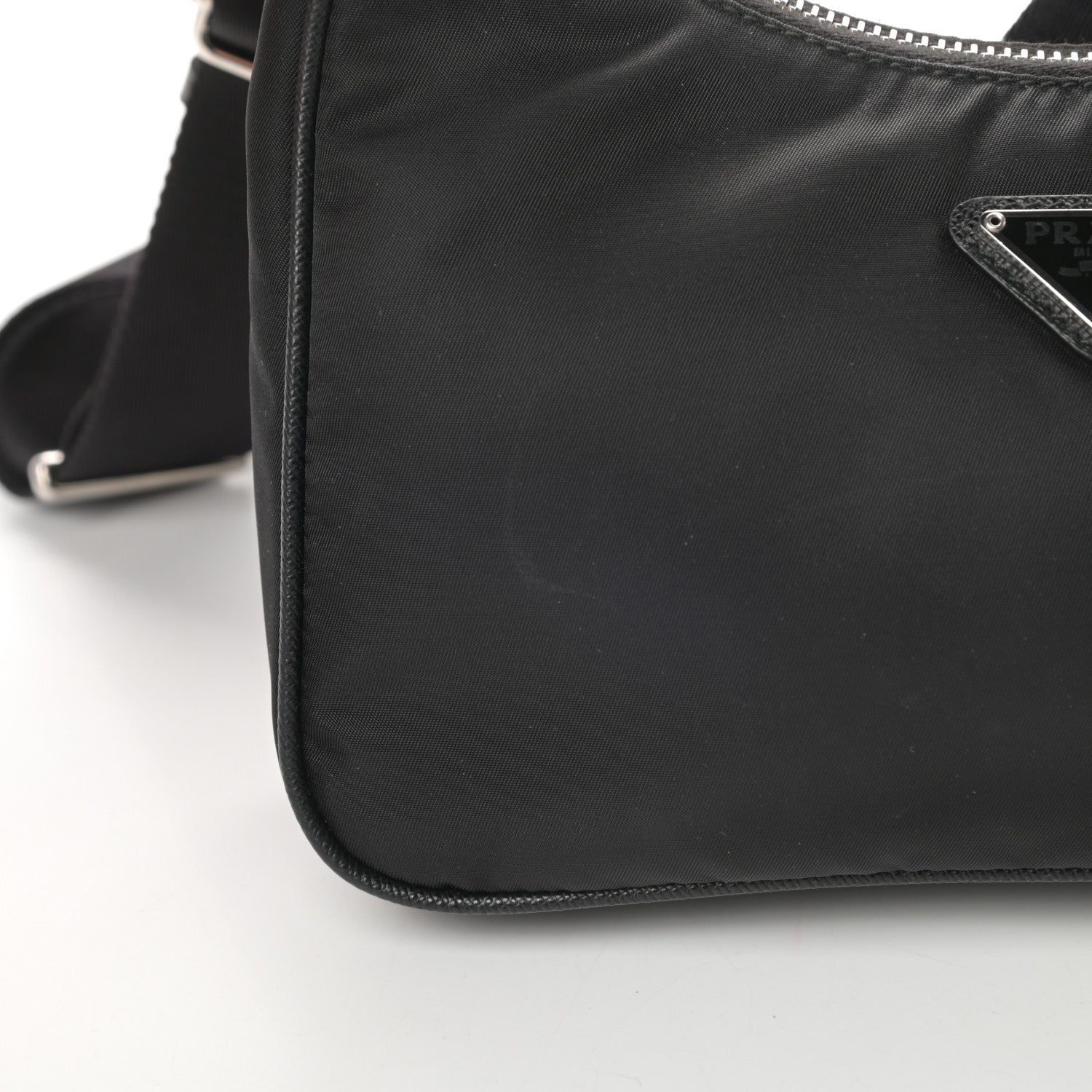 Prada Nylon Re-Edition 2005 Shoulder Bag Black 11 of 13