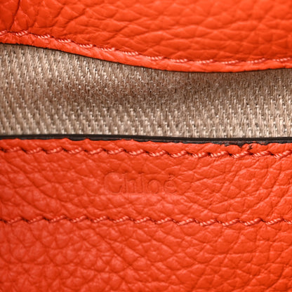 Chloe Calfskin Mini Marcie Round Crossbody Bag Rusted Orange 6 of 12
