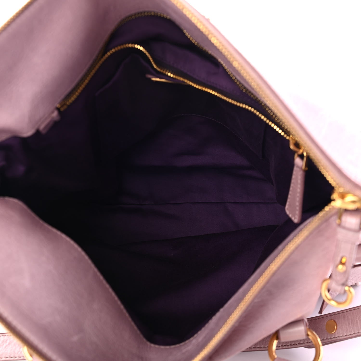 Miu Miu Vitello Lux Large Bow Bag Mughetto 4 of 4