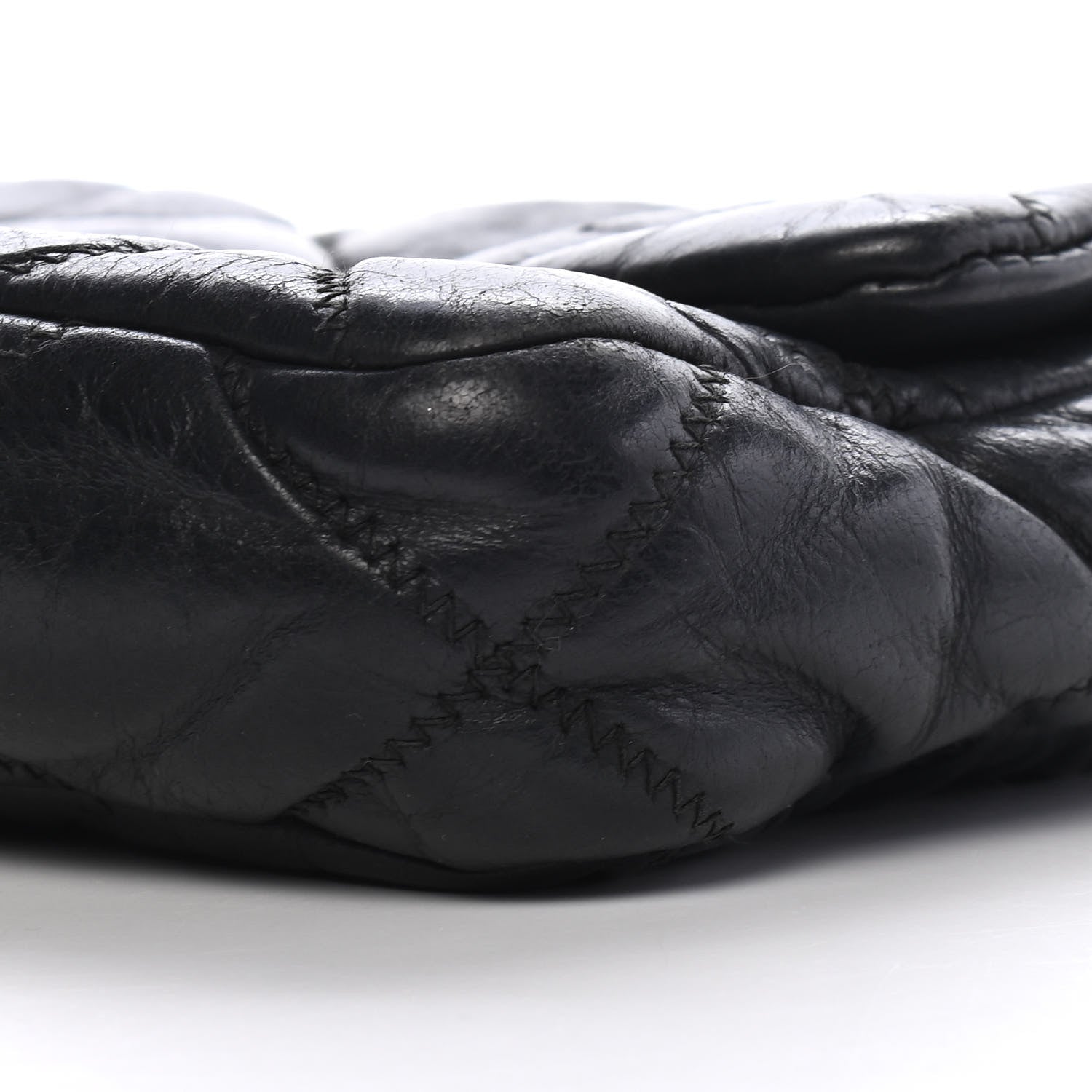 Chanel Calfskin Small Bubble Quilt Flap Black 9 of 9