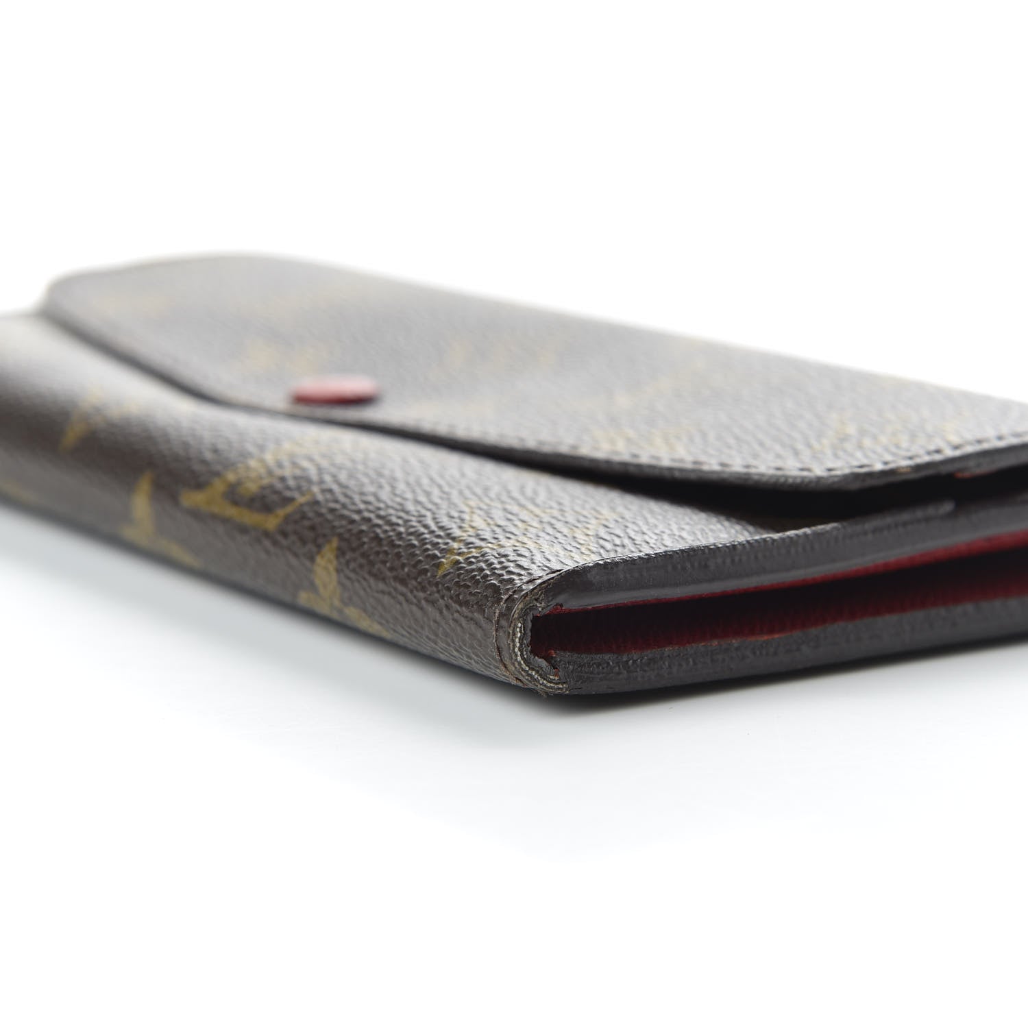 Louis Vuitton Monogram Emilie Wallet Red 8 of 9