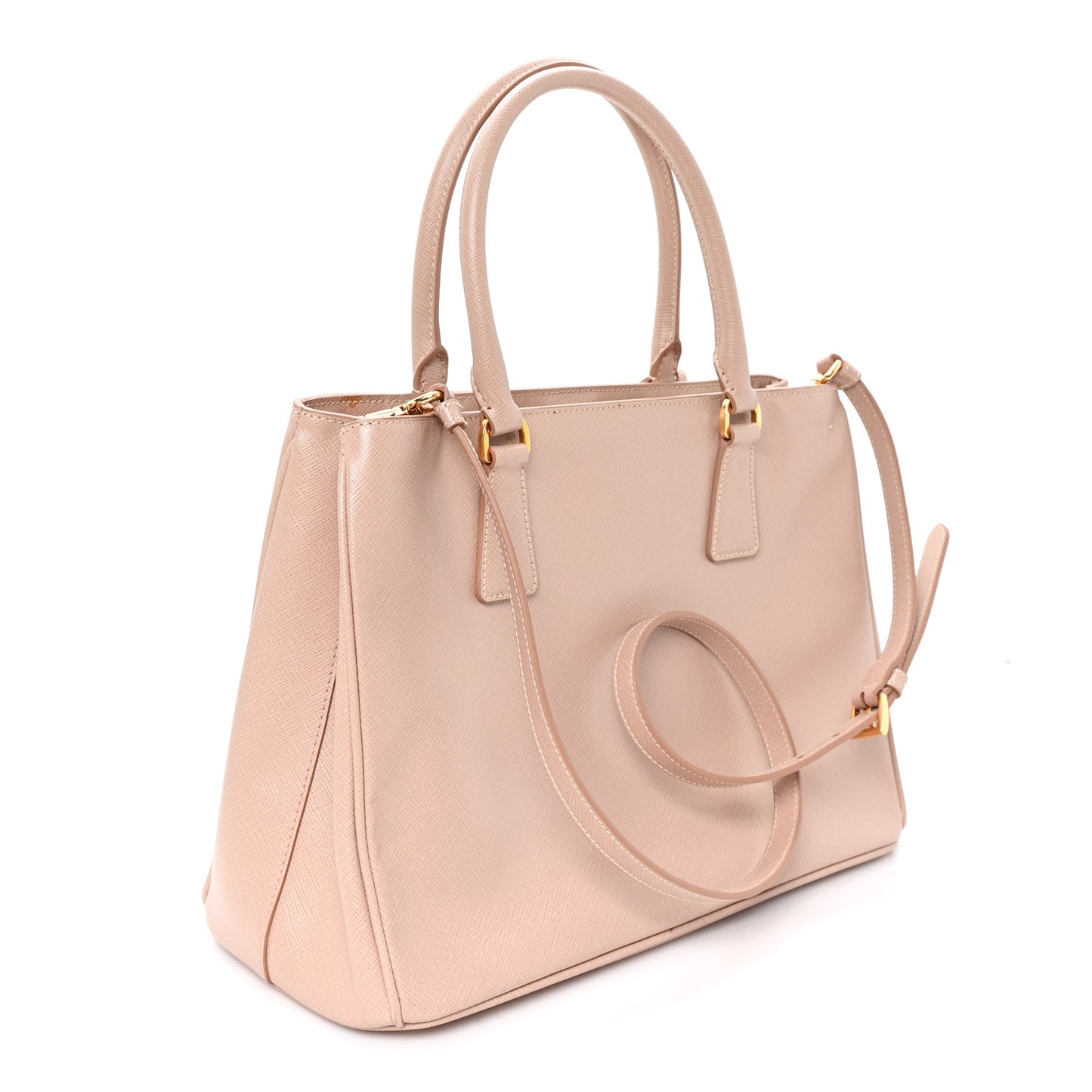Saffiano Lux Medium Tote Cammeo