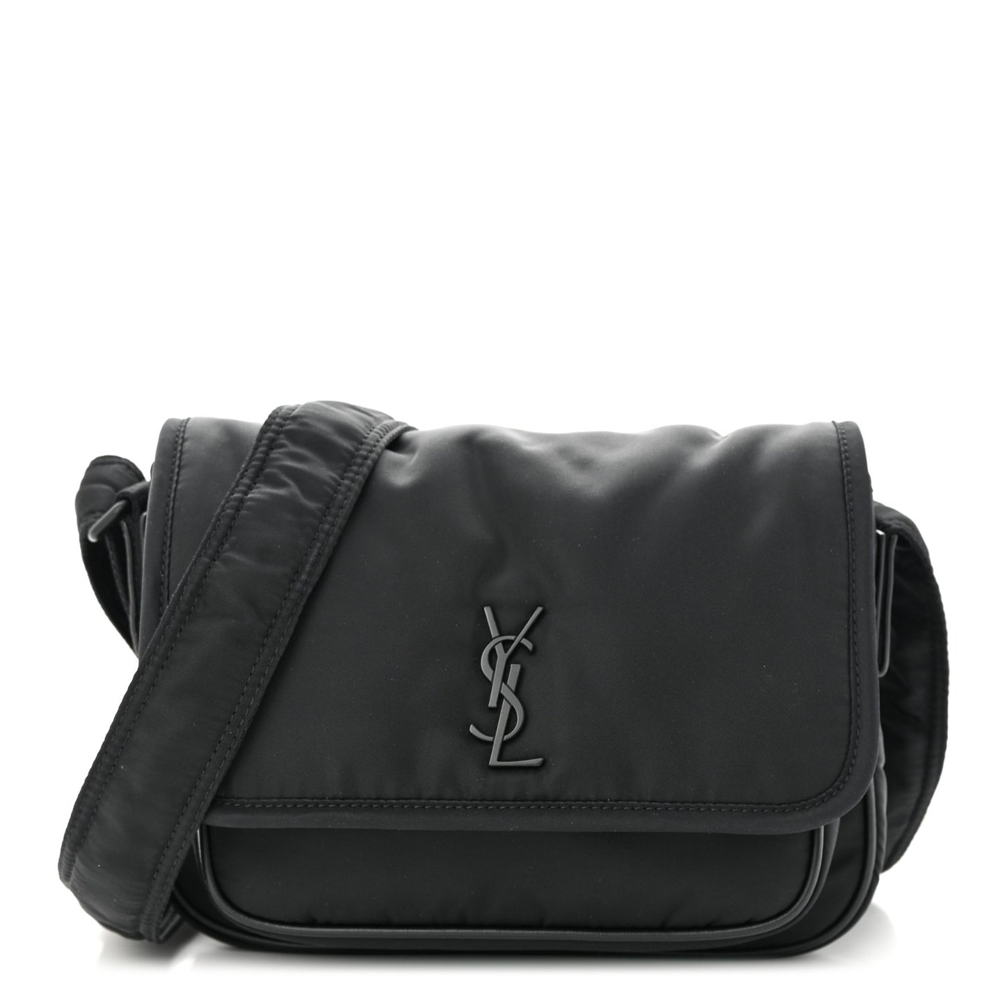 Econyl Nylon Small Niki Messenger Black