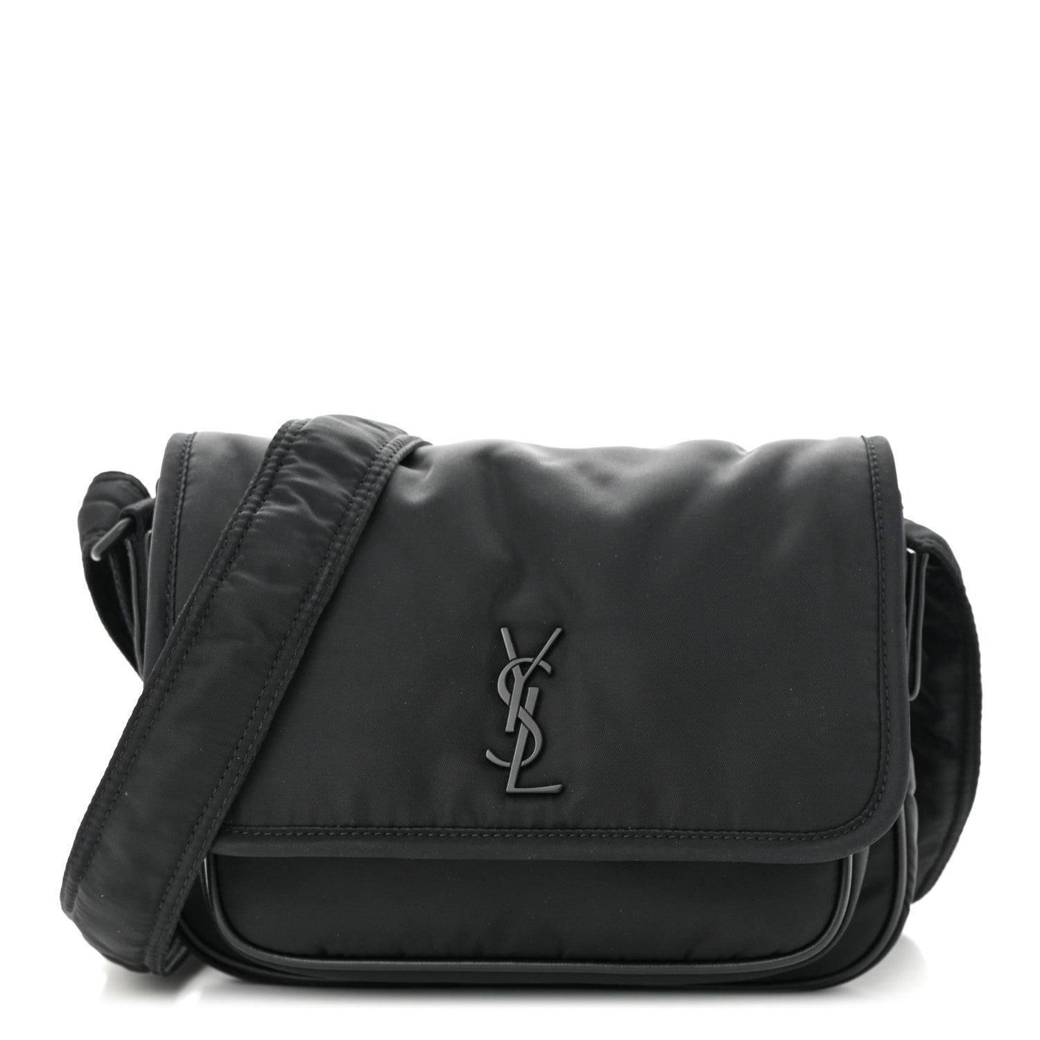 Saint Laurent Econyl Nylon Small Niki Messenger Black 1 of 11