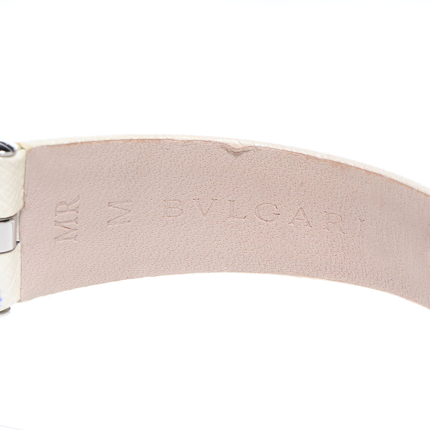 Bulgari BVLGARI Stainless Steel Calfskin Diamond Pink Mother of Pearl 30mm B.Zero1 Three Hearts Quartz Watch 6 of 8