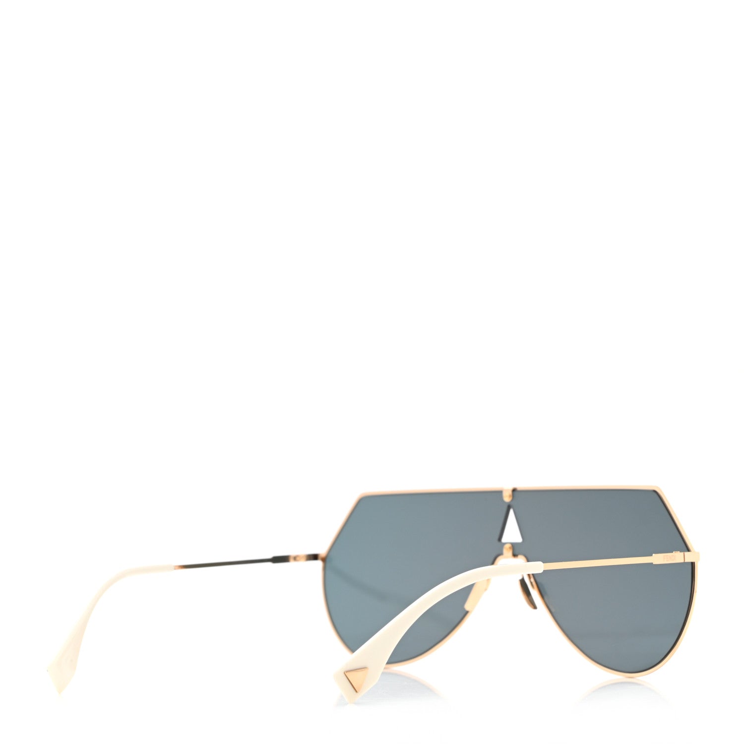 Fendi Metal Mirrored Eyeline Sunglasses FF 0193/S Matte Gold 4 of 7