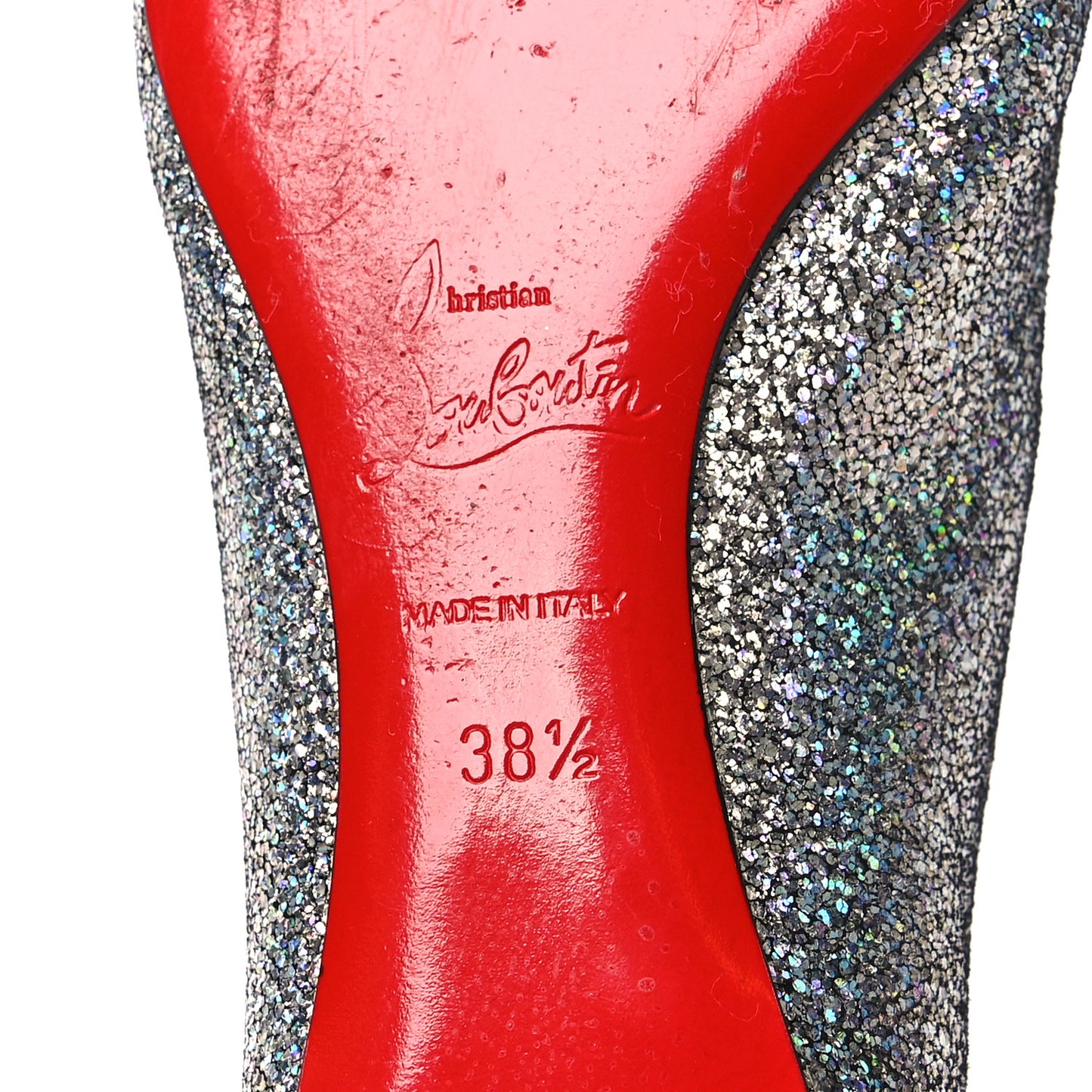 Nappa Mica Gil Mary Jane Ballet Flats 38.5 Silver