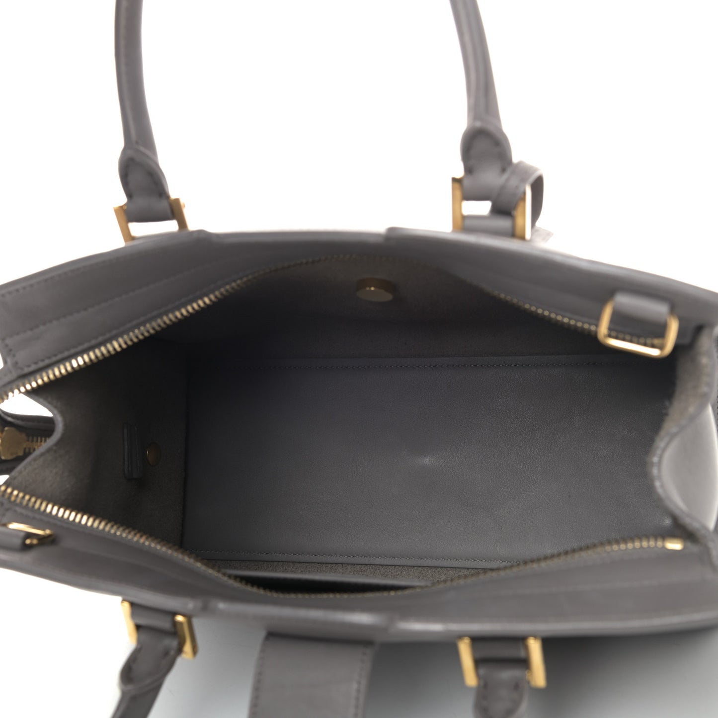 Calfskin Monogram Baby Cabas Fog