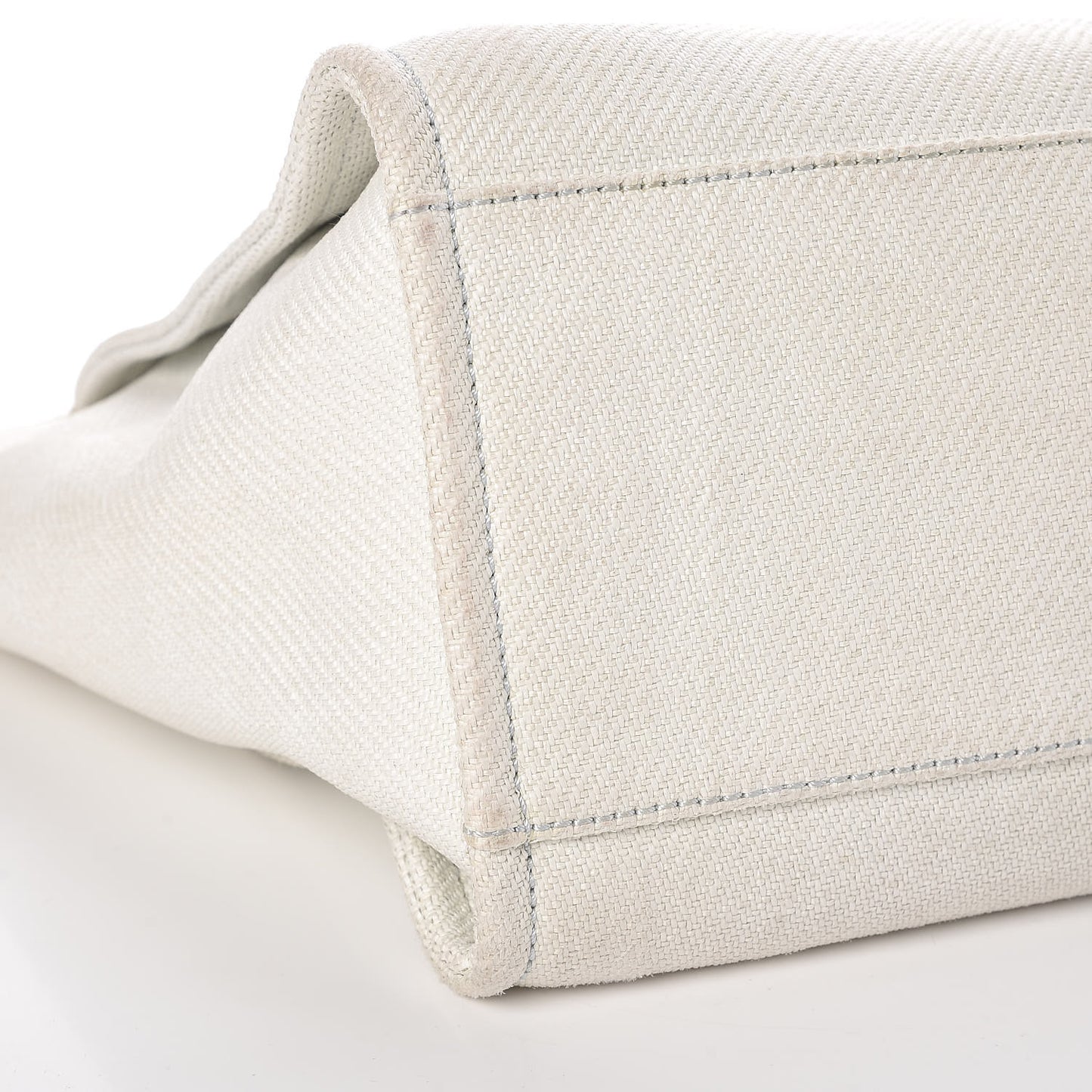 Canvas Large Deauville Tote White