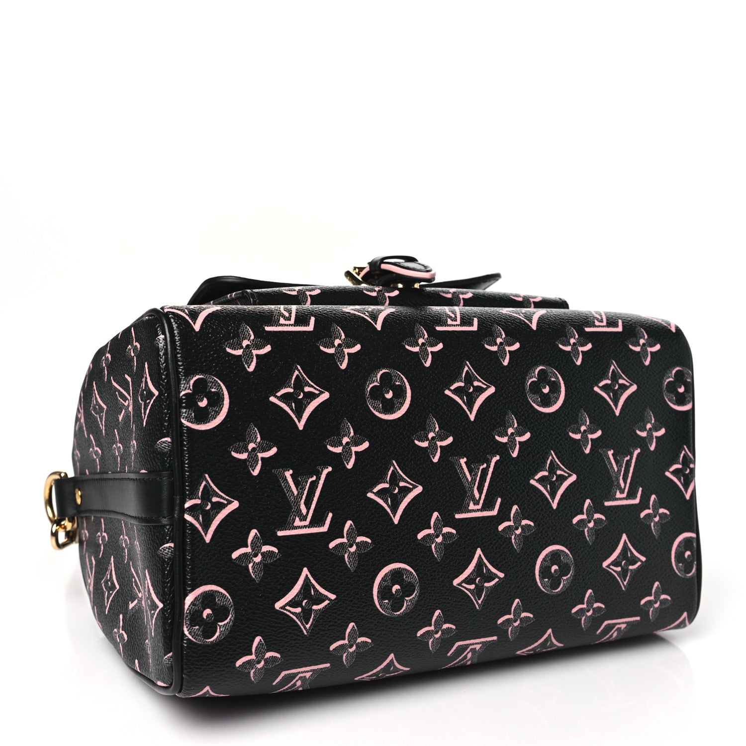 Louis Vuitton Monogram Fall for You Speedy Bandouliere 25 Black 4 of 9
