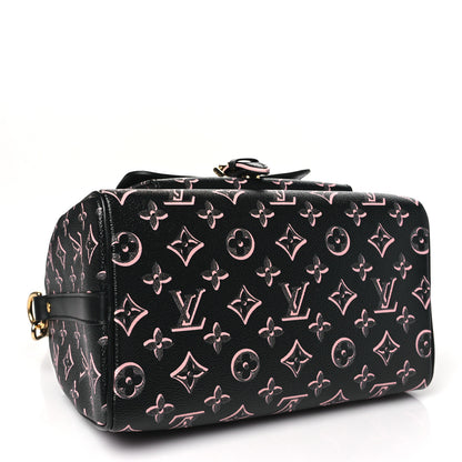 Louis Vuitton Monogram Fall for You Speedy Bandouliere 25 Black 4 of 9