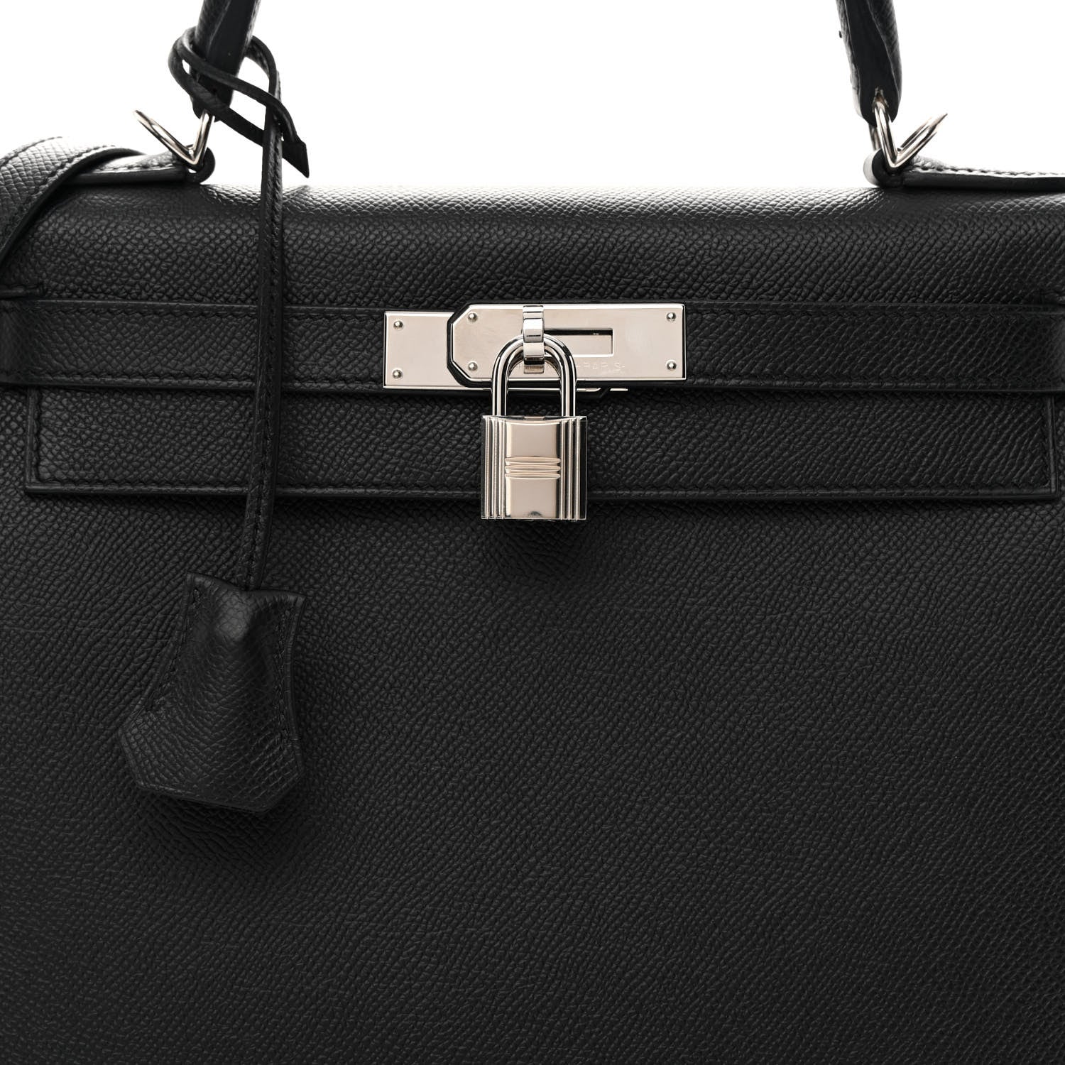 Hermes Epsom Kelly Sellier 28 Black 8 of 19