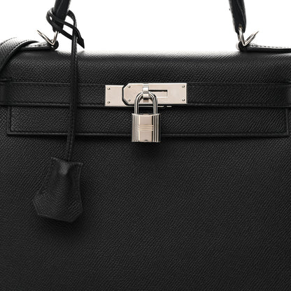 Hermes Epsom Kelly Sellier 28 Black 8 of 19