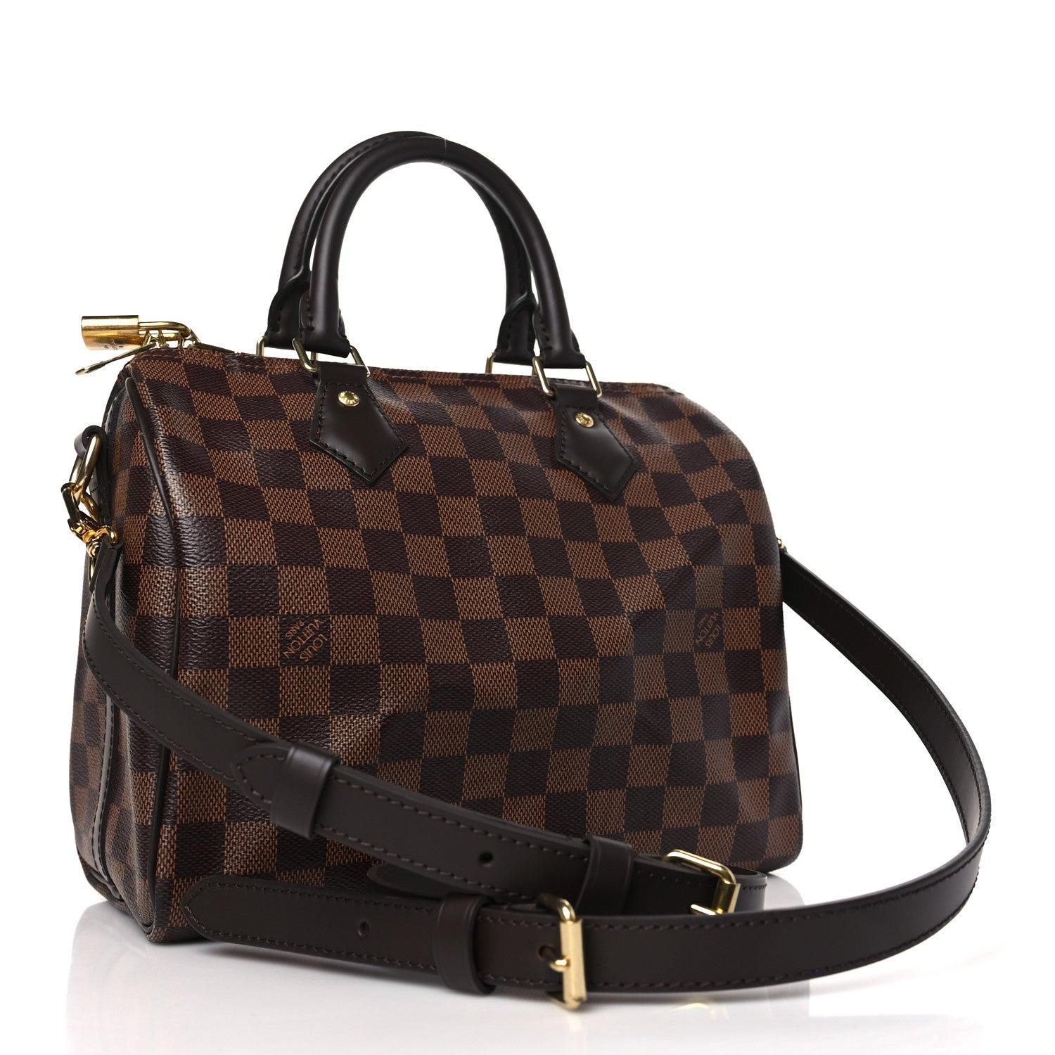 Louis Vuitton Damier Ebene Speedy Bandouliere 25 3 of 10