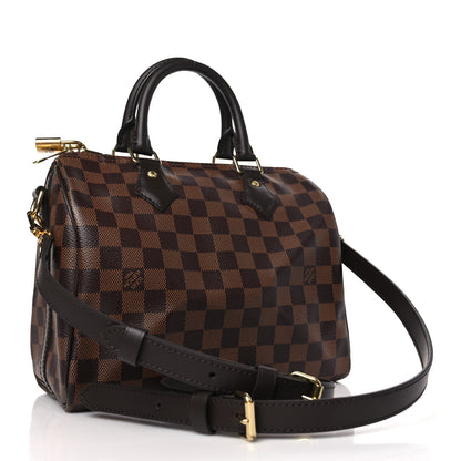Louis Vuitton Damier Ebene Speedy Bandouliere 25 3 of 10