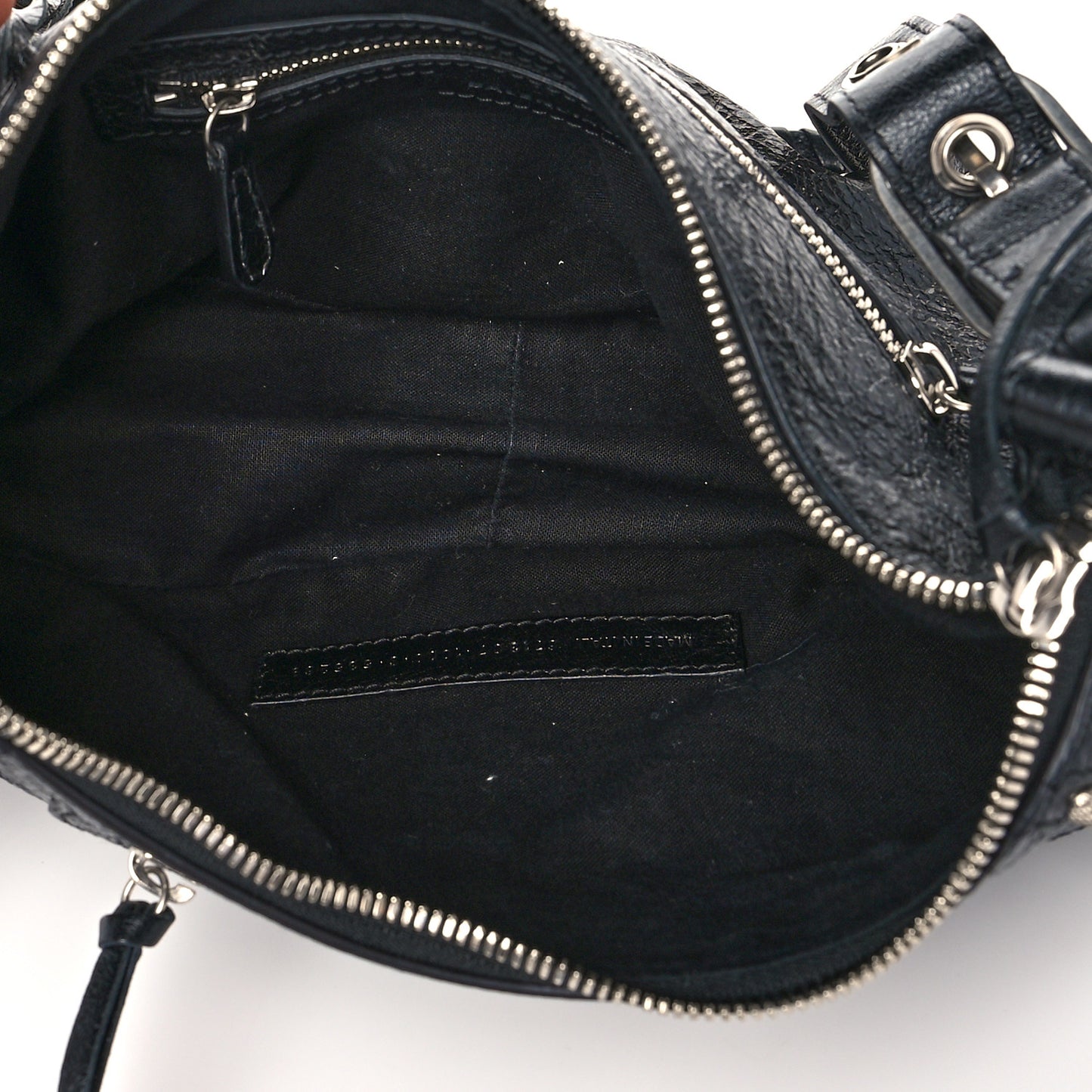 Agneau Arena Small Le Cagole Shoulder Bag Black