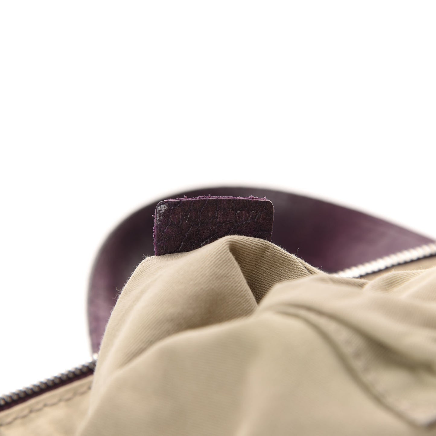 Crackled Calfskin Medium Nightingale Aubergine