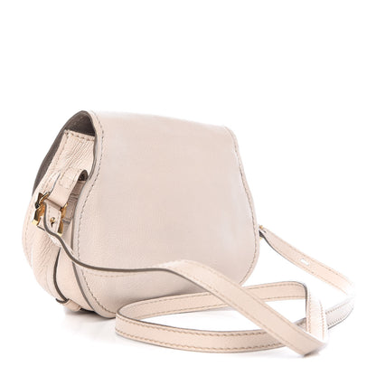 Chloe Calfskin Mini Marcie Nude Crossbody Bag Abstract White 3 of 7