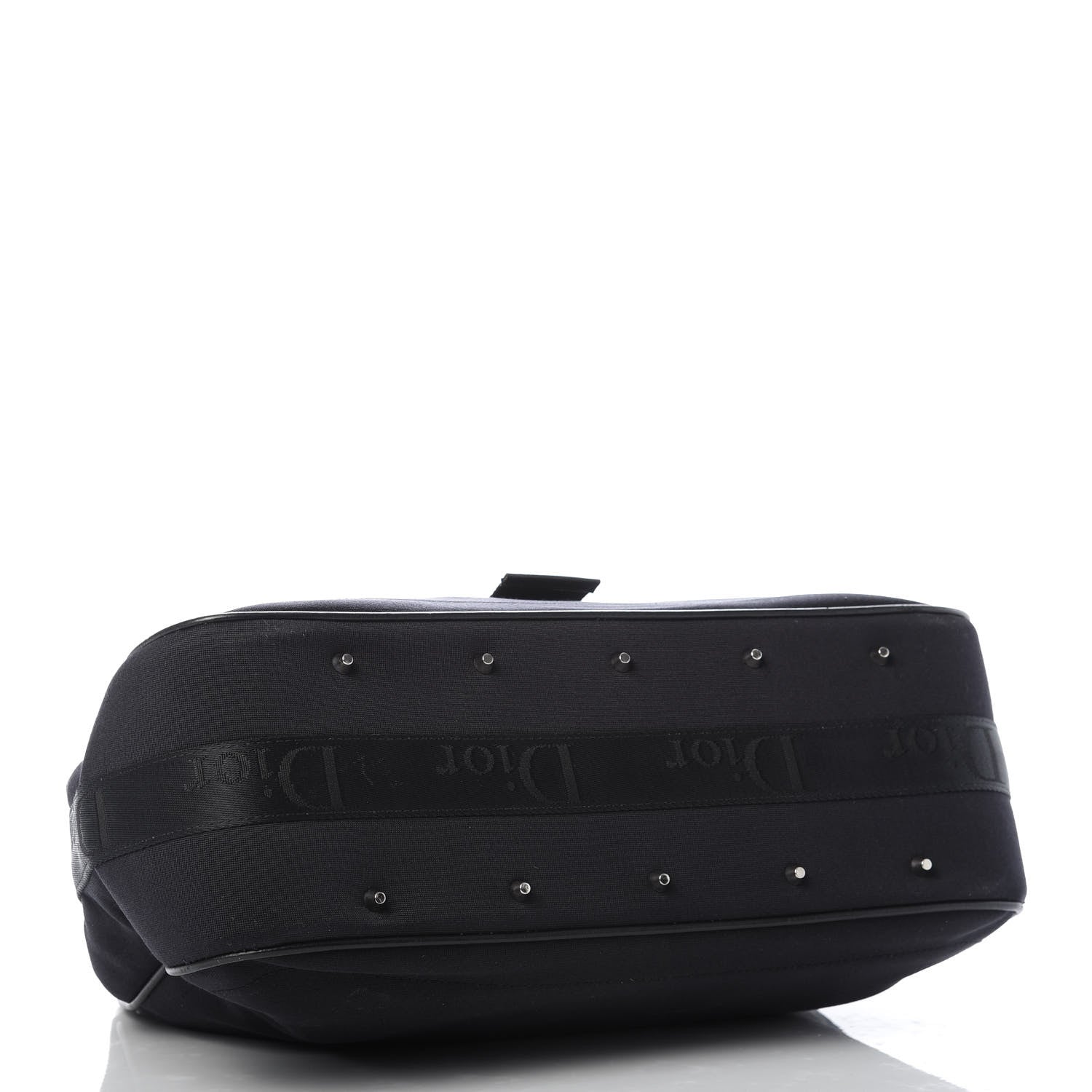 Christian Dior Satin Crystal Hardcore Shoulder Bag Navy Black 4 of 9