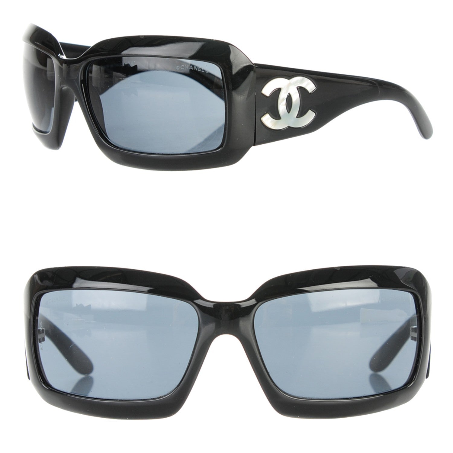 Chanel Mother of Pearl CC Sunglasses 5076-H Black 1 of 5