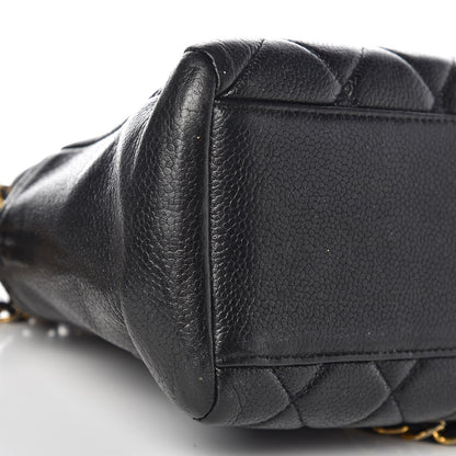 Chanel Caviar Quilted Camera Case Navy 9 of 13