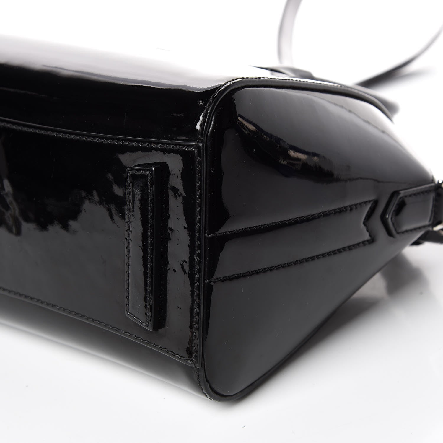 Givenchy Patent Calfskin Mini Antigona Black 6 of 9