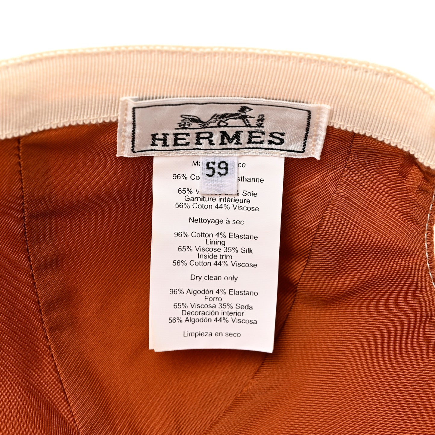 Cotton Davis H Primavera Cap 59 White Creme