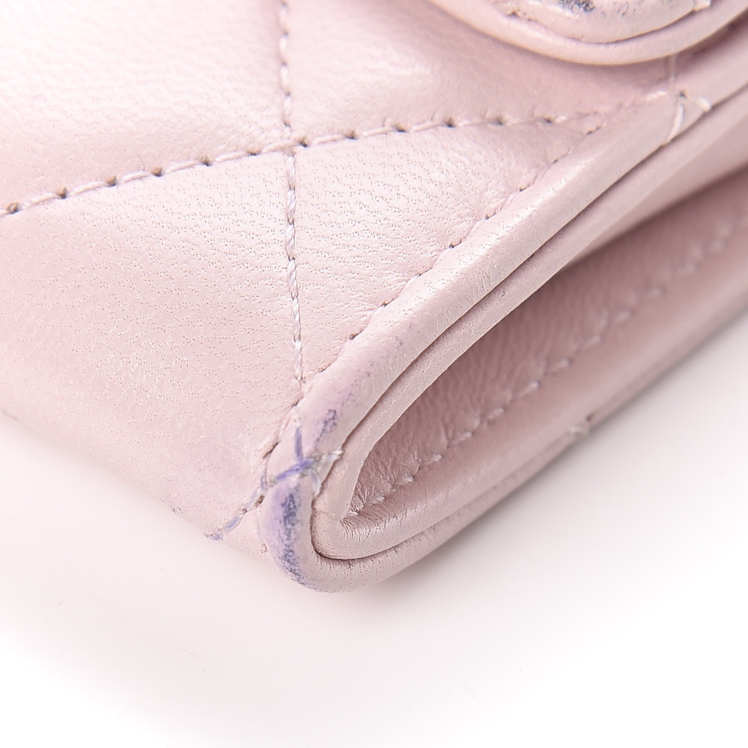 Chanel Lambskin Quilted Card Holder Light Pink 11 of 13