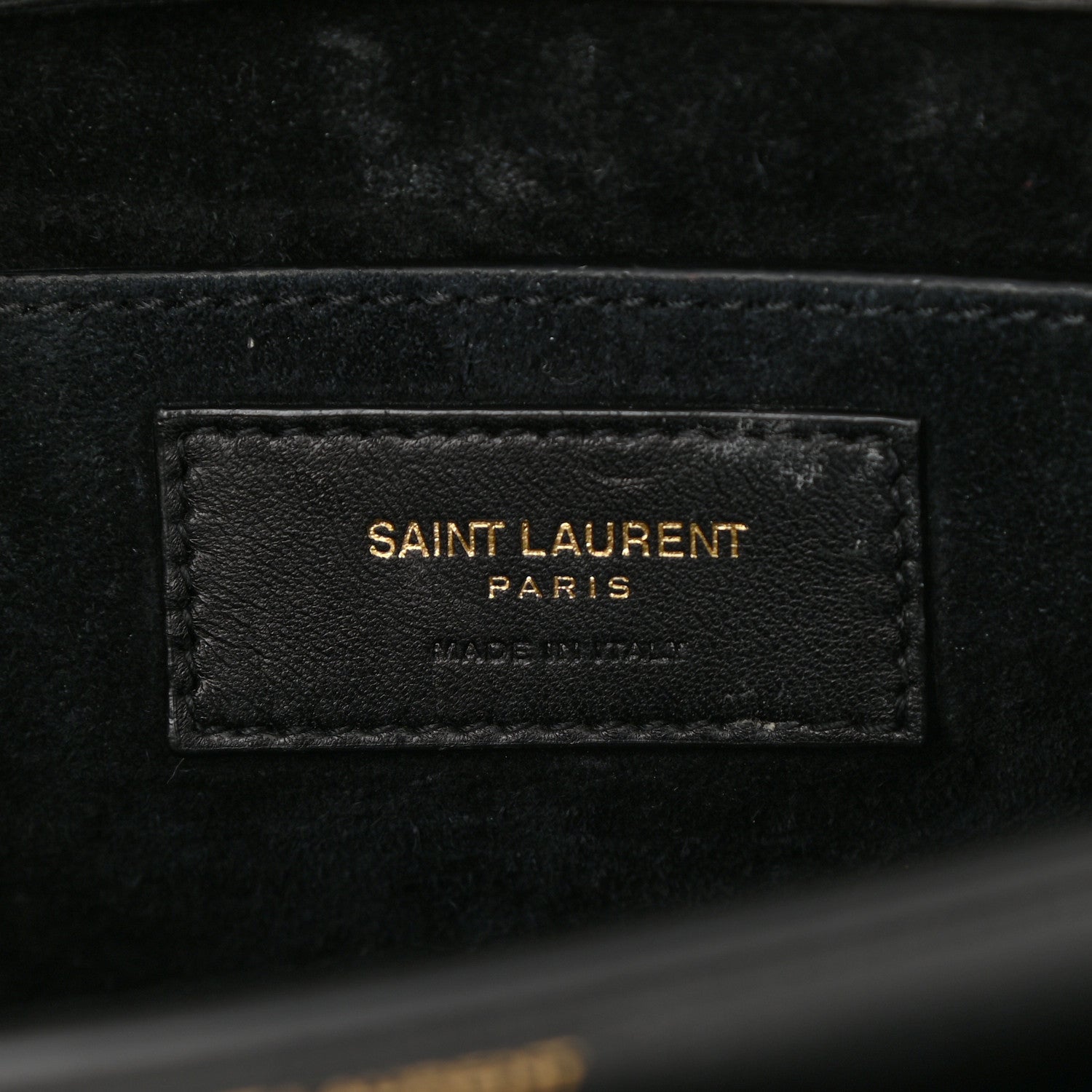 Saint Laurent Smooth Calfskin Medium Monogram Sunset Satchel Black 8 of 14