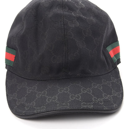 Gucci Monogram Web Baseball Hat M Black 8 of 8