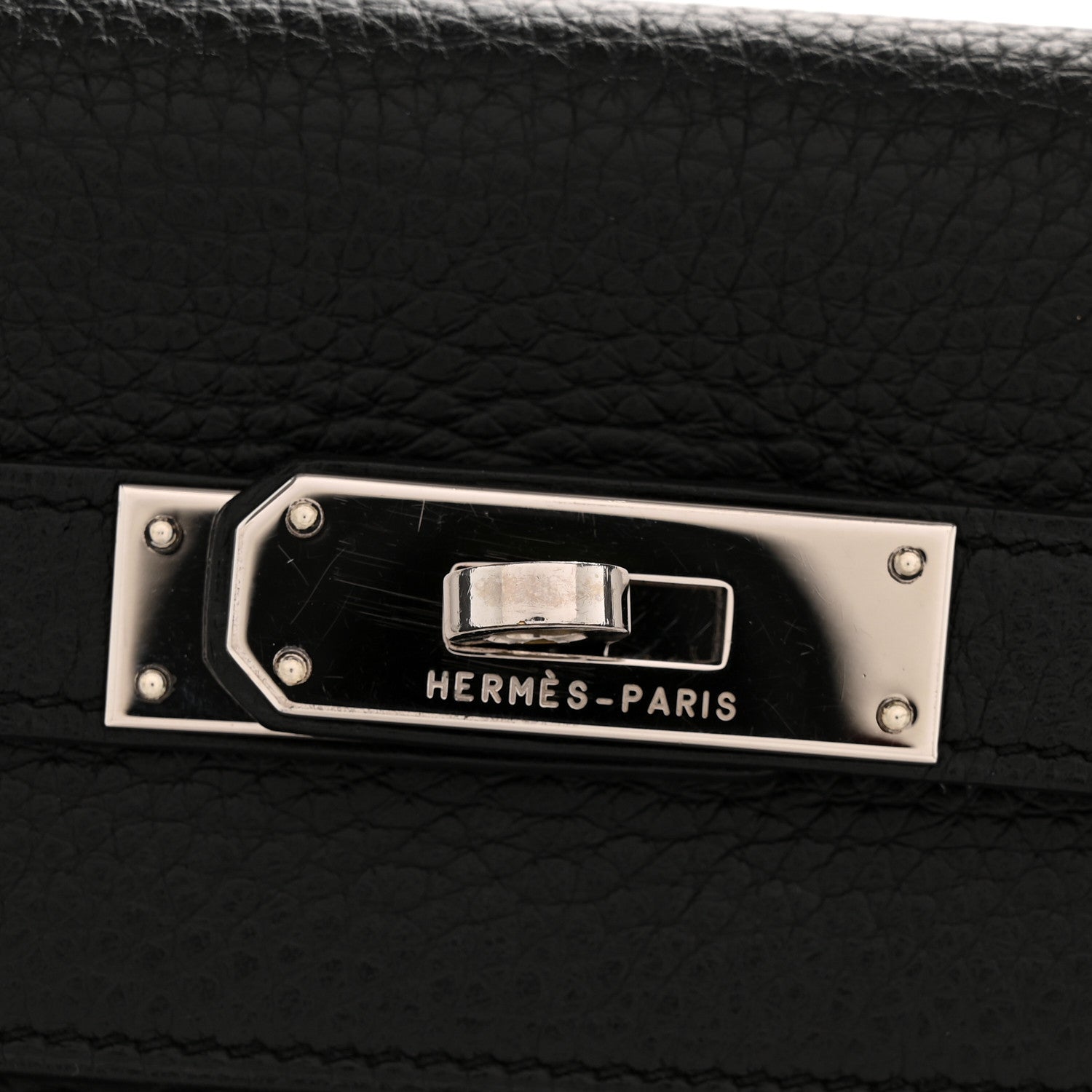 Hermes Taurillon Clemence Kelly Retourne 32 Black Black 11 of 13