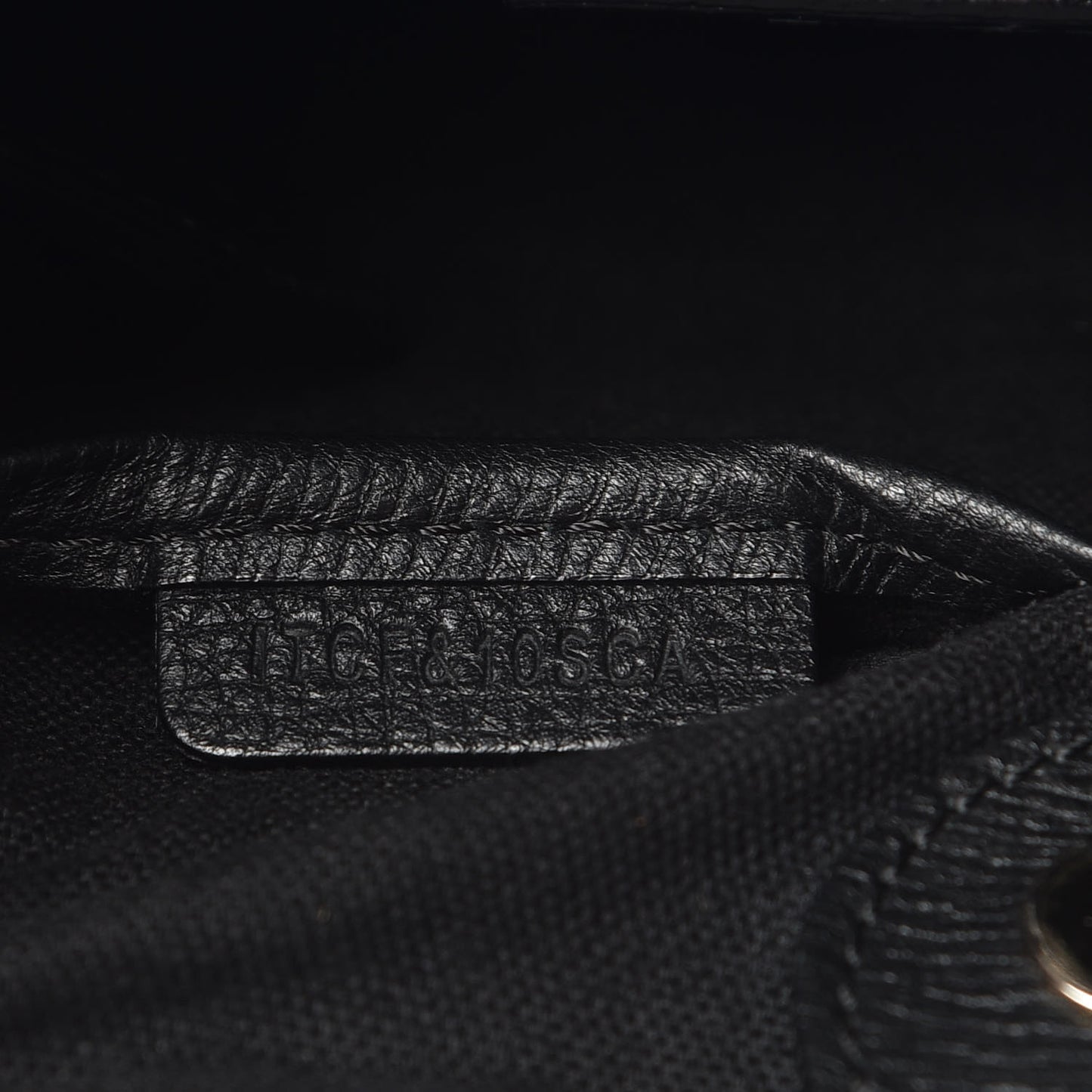Calfskin House Check Little Crush Black