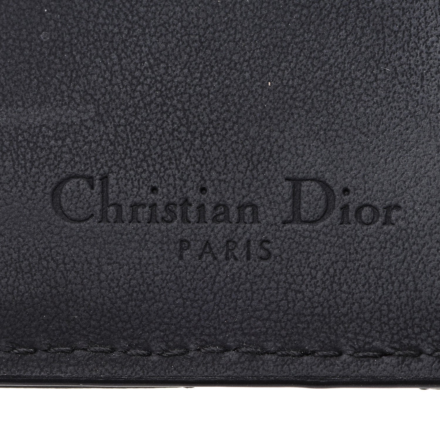 Christian Dior Ultra Matte Calfskin Small Lady Dior Flap Card Holder Black 5 of 8