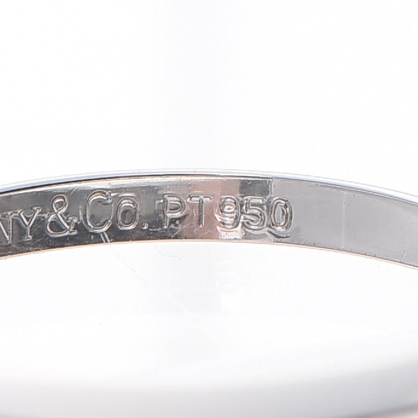 Platinum 2mm Knife Edge Band Ring 4.5