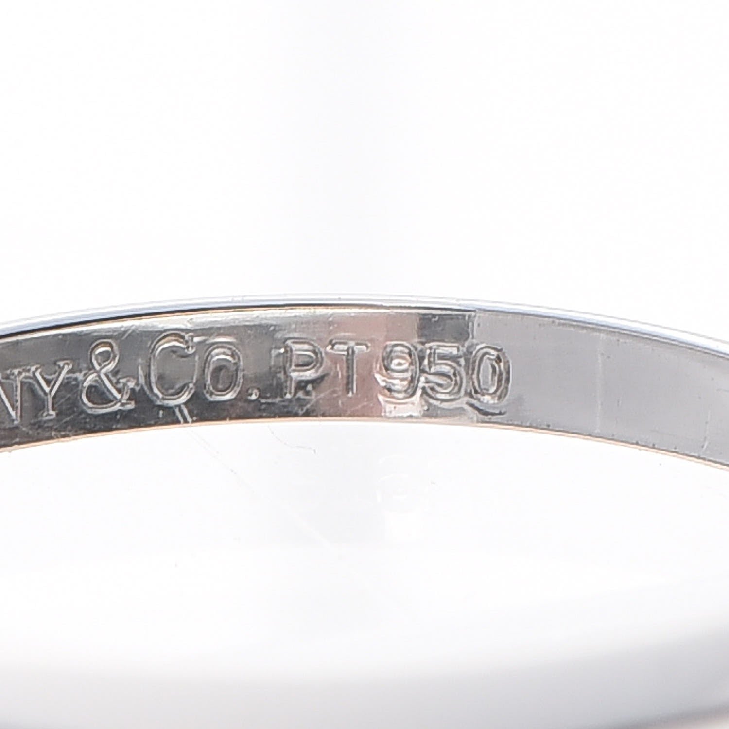 Tiffany Platinum 2mm Knife Edge Band Ring 4.5 5 of 5