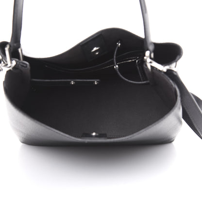 MCM Grained Calfskin Visetos Medium Sarah Hobo Black 6 of 11