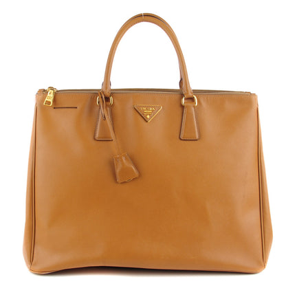Prada Saffiano Lux Extra Large Galleria Double Zip Tote Caramel 1 of 8