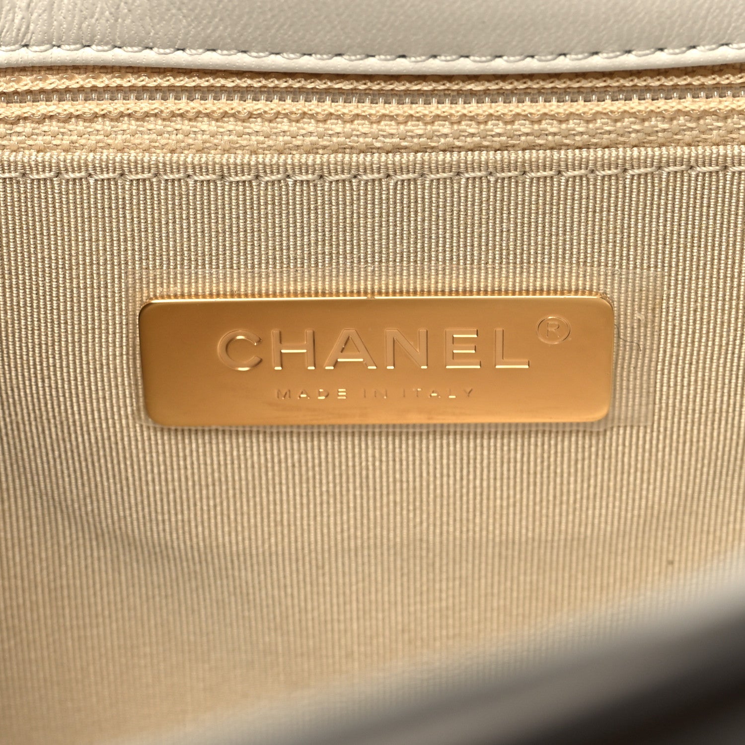 Chanel Goatskin Quilted Medium Chanel 19 Flap White 6 of 11
