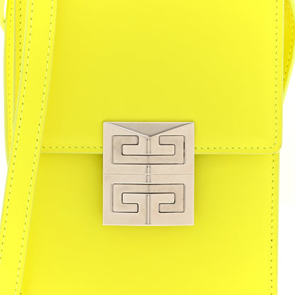 Givenchy Box Calfskin Mini 4G Vertical Bag Fluo Yellow 7 of 10