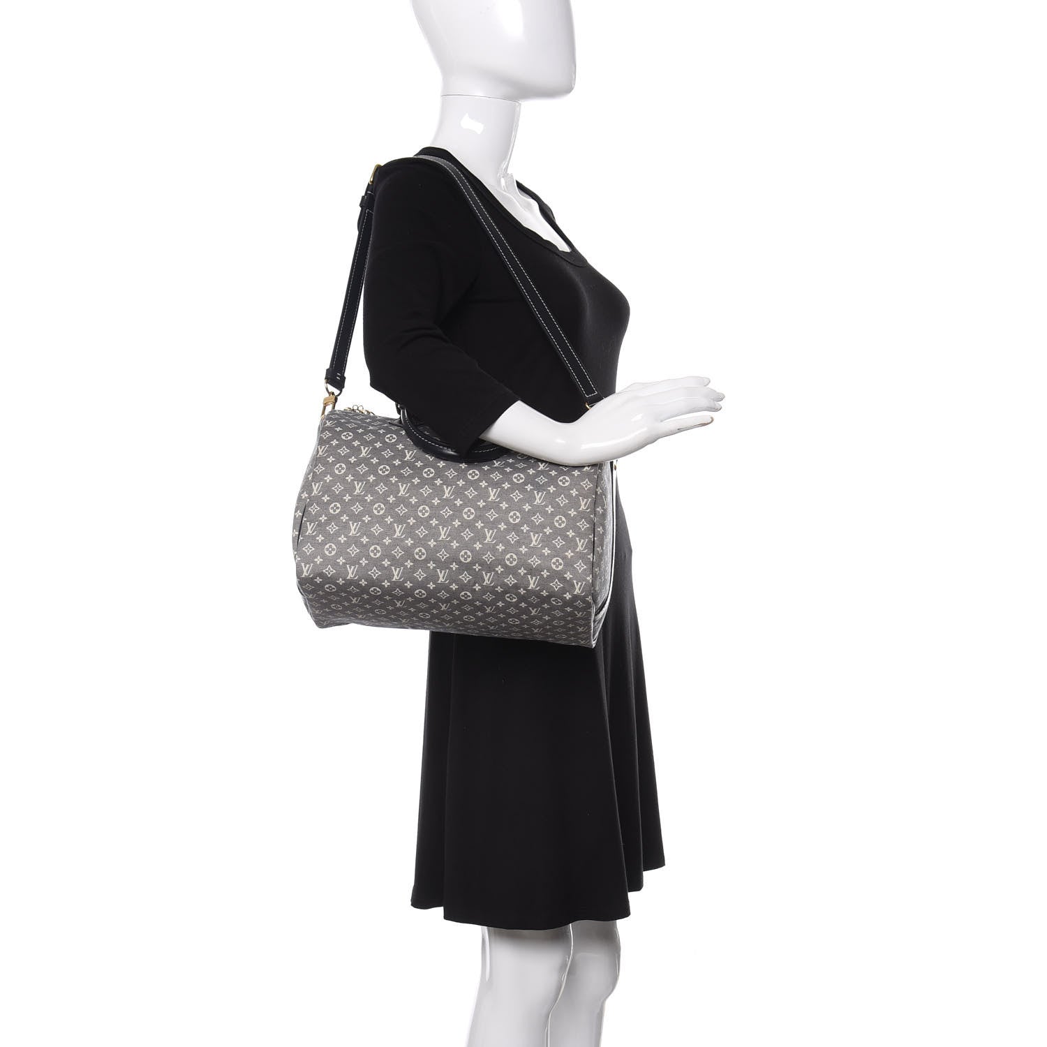 Louis Vuitton Monogram Idylle Speedy Bandouliere 30 Encre 2 of 9