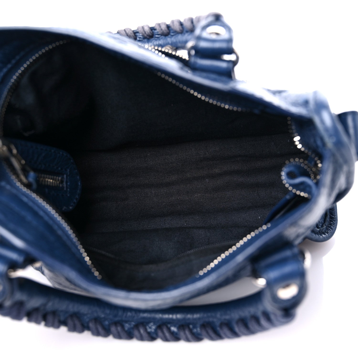 Balenciaga Agneau Giant 12 Silver Hardware Mini City Bleu Roi 5 of 11
