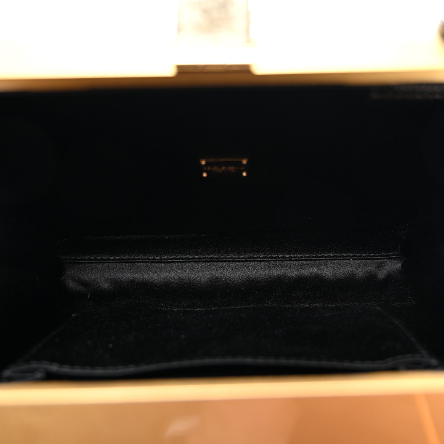 Dolce & Gabbana Lizard Camera Shoulder Bag Black Gold 5 of 9