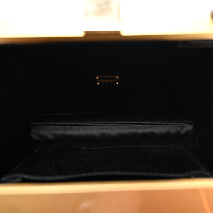 Dolce & Gabbana Lizard Camera Shoulder Bag Black Gold 5 of 9