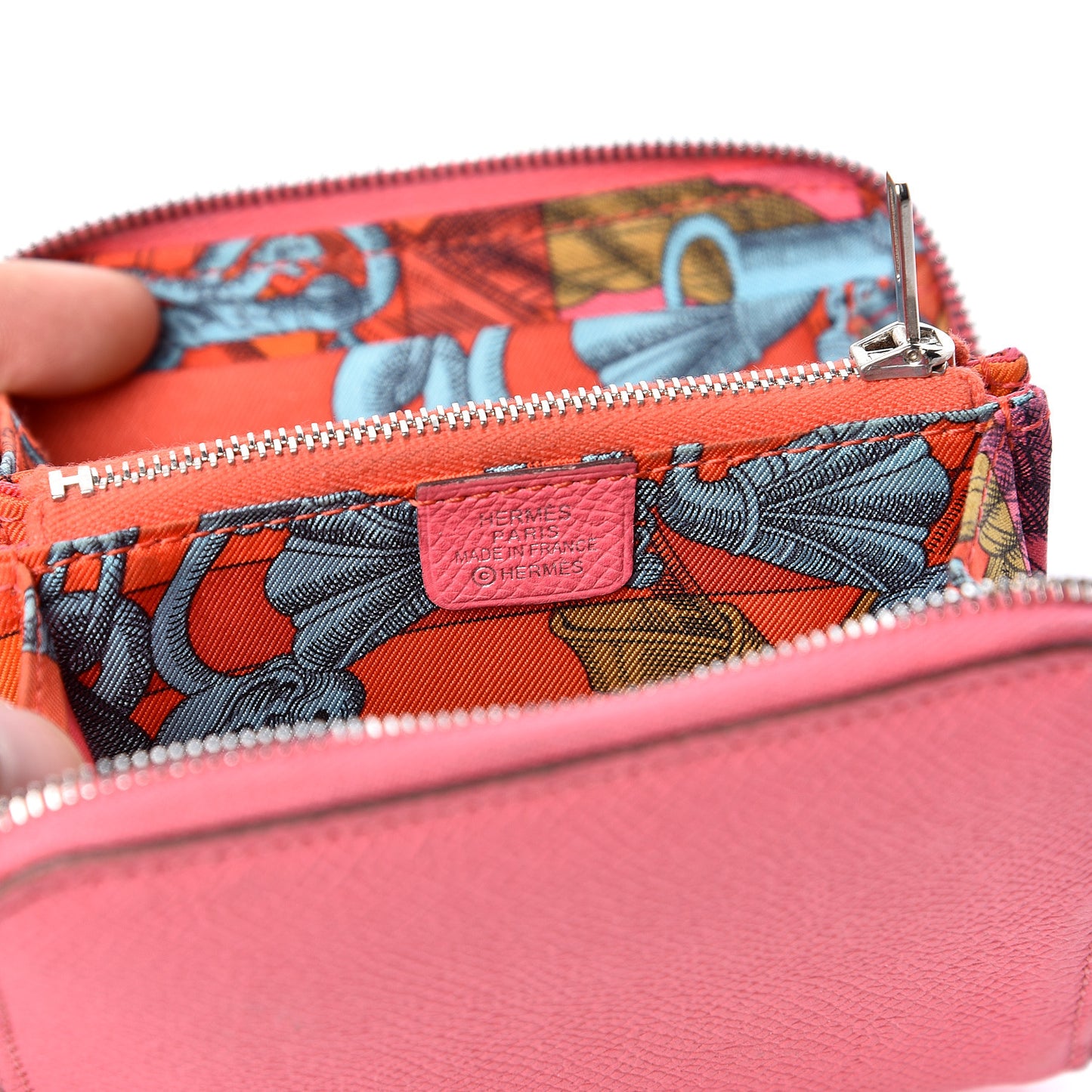 Epsom Silk'In Compact Wallet Rose Azalee