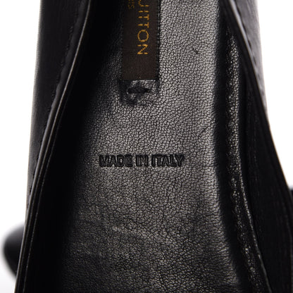 Louis Vuitton Calfskin Oxford Ballerina Flats 38 Black 9 of 10