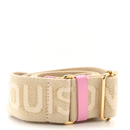 Louis Vuitton Monogram Utility Crossbody Bandouliere Shoulder Strap Beige Pink 2 of 6