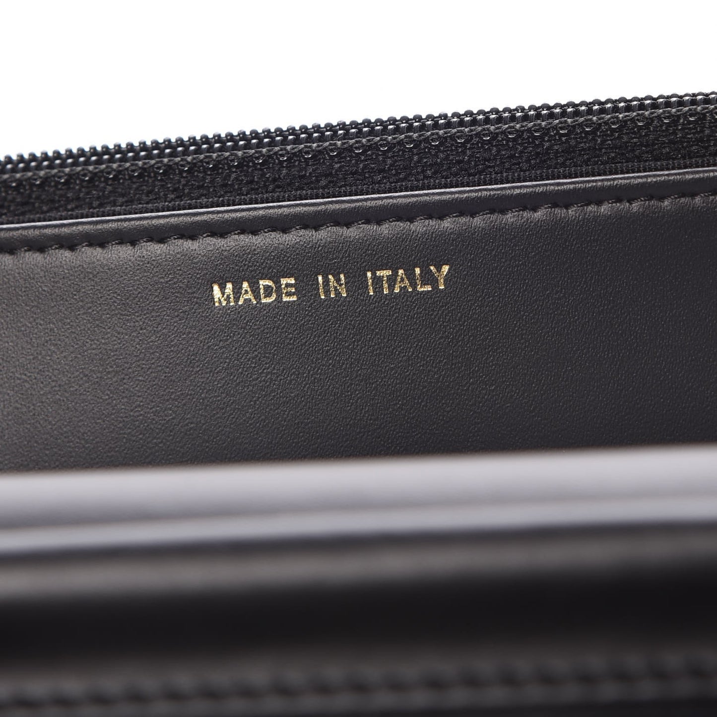 Patent Calfskin Quilted Boy Wallet On Chain WOC Black
