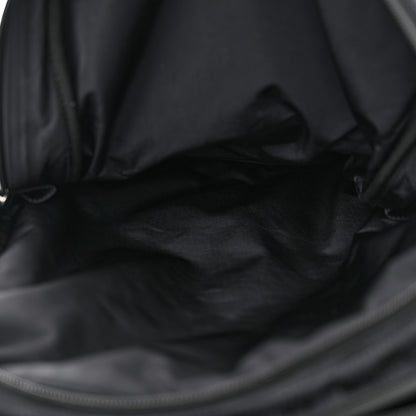 Burberry Nylon Jacquard Check Backpack Black 5 of 10